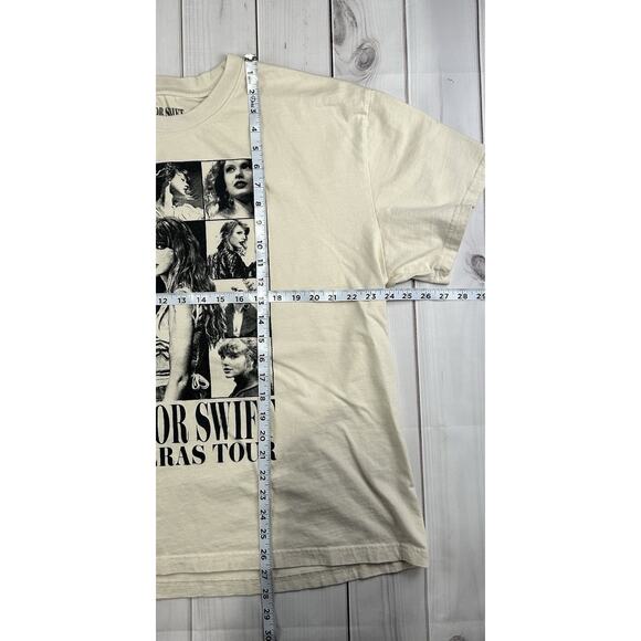 Taylor Swift The Eras Tour Graphic T-Shirt Adult 2XL Beige Concert Tee - Picture 5 of 6